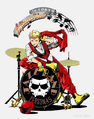Ryuji playing the drums