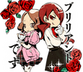 LINE Sticker JP Haru and Mitsuru