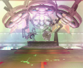 Backdrop of the Secret Laboratory on the Midnight Channel broadcast