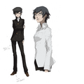 Concept art of female Naoto from Persona 4: Official Design Works