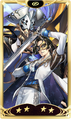 Card graphic of Shoki Ikenami with Ghino from Persona 5: The Phantom X