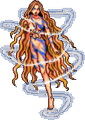 Attack sprite of Alice in her adult form from the Windows version of Giten Megami Tensei: Tokyo Revelation