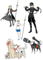 Concept artwork from Persona 4 Arena Ultimax