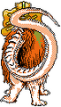 Back sprite of Barong, Narasimha and Shiisaa