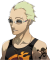 Kanji's shocked summer uniform glasses portrait