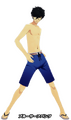 Blue Surf Trunks