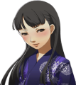 Yukiko's blush yukata portrait