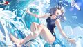 Artwork of Wavecatcher Miyu used for login bonuses