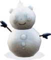 Yu and Nanako's snowman