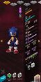 Sonic's stats in Shin Megami Tensei: Liberation Dx2