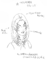 Concept artwork of Chisato Kasai for Megami Ibunroku Persona