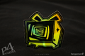 Holographic sticker that came as a bonus with the Investigation Team shirt