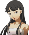 Yukiko's shocked towel portrait