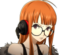 Futaba Sakura (Winter Casual) Angry Portrait