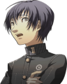 Kou's upset winter uniform portrait