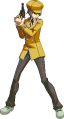 Palette 15 Based on Kenji Tomochika's casual outfit from Persona 3. Identical to Naoto's color 8 in Blazblue: Cross Tag Battle.