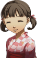 Nanako's smiling yukata portrait