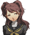 Rise's pensive winter uniform portrait