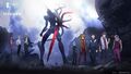 Unit 01: Dx2 Type in a promo render for the Neon Genesis Evangelion crossover
