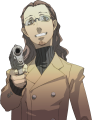 Ikutsuki with a gun
