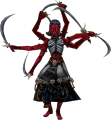 Model of Kali from Persona 3 Reload.