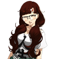 Kanami's Plain Jersey smiling blushing portrait
