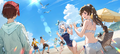 Artwork used for the ending