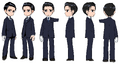 Model sheet for Toshiro