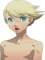 Teddie's shocked shirtless portrait