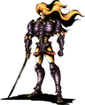 Artwork of the Friend as the Dark Hero for Megami Tensei II.