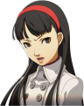 Yukiko's angry midwinter clothes portrait
