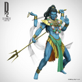 Render of Shiva's dimensional form from Shin Megami Tensei: Liberation Dx2