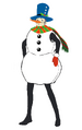 Snowman Suit Concept Artwork for Persona 3: Dancing in Moonlight