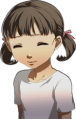 Nanako's smiling hospital portrait