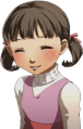 Nanako's blush winter clothes portrait