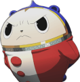 Teddie's angry bearsuit portrait