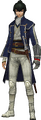 Flynn in Samurai Uniform