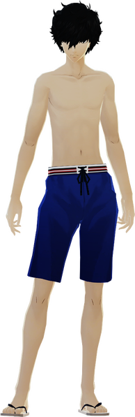 File:P5 Ren Amamiya Swimsuit Model.png