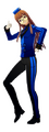 Deep Blue Clothes