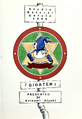 Jack-o'-Frost running on the back cover of the 3rd volume of Gigaten: Giten Megami Tensei: Tokyo Revelation Design Collection