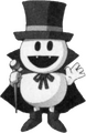 Illustration of Jack Frost's prototype Shin Megami Tensei design from "Kazuma Deluxe" Vol. 5