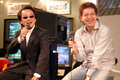 Okada and Capcom producer Tsuyoshi Tanaka at Tokyo Game Show 2003