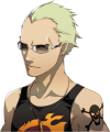 Kanji's neutral summer uniform glasses portrait