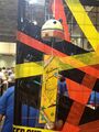 Teddie wind chime with a drawing autographed by Soejima