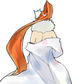 Graphic of Hinako Kujou in the Alcor route's ending.