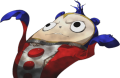 Teddie's bugeyes deflated bearsuit portrait
