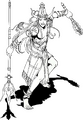 Artwork by Katsumi Aizaki for Giten Megami Tensei: Tokyo Revelation
