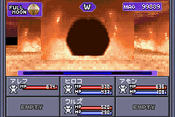 Inside Abaddon's Body in Shin Megami Tensei II (Game Boy Advance)
