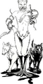 Artwork from Giten Megami Tensei: Tokyo Revelation's artbook