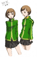 Chie's colored concept art